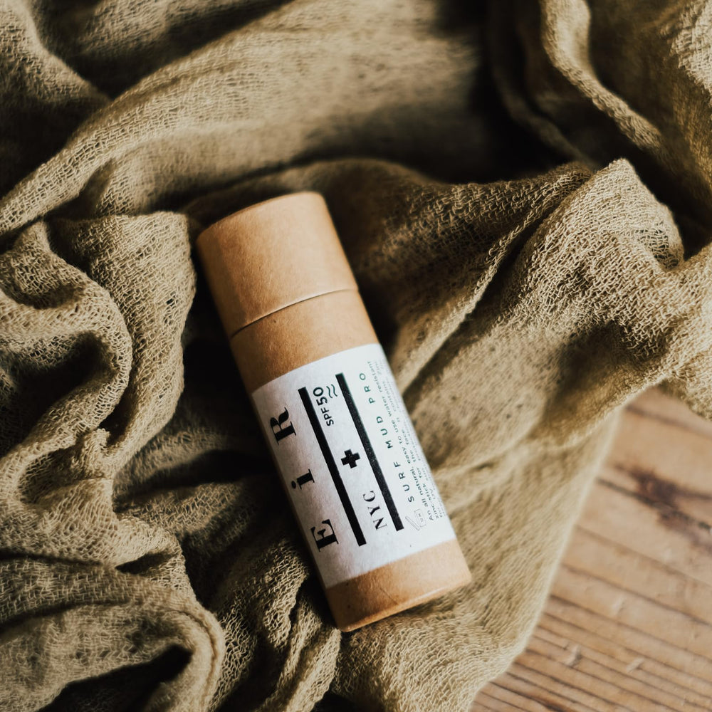 EiR NYC Surf Mud Pro Sunscreen Stick cocoa butter hydrates skin