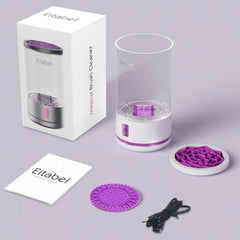 EITABEL versatile cleaner handles eyeshadow to powder brushes.