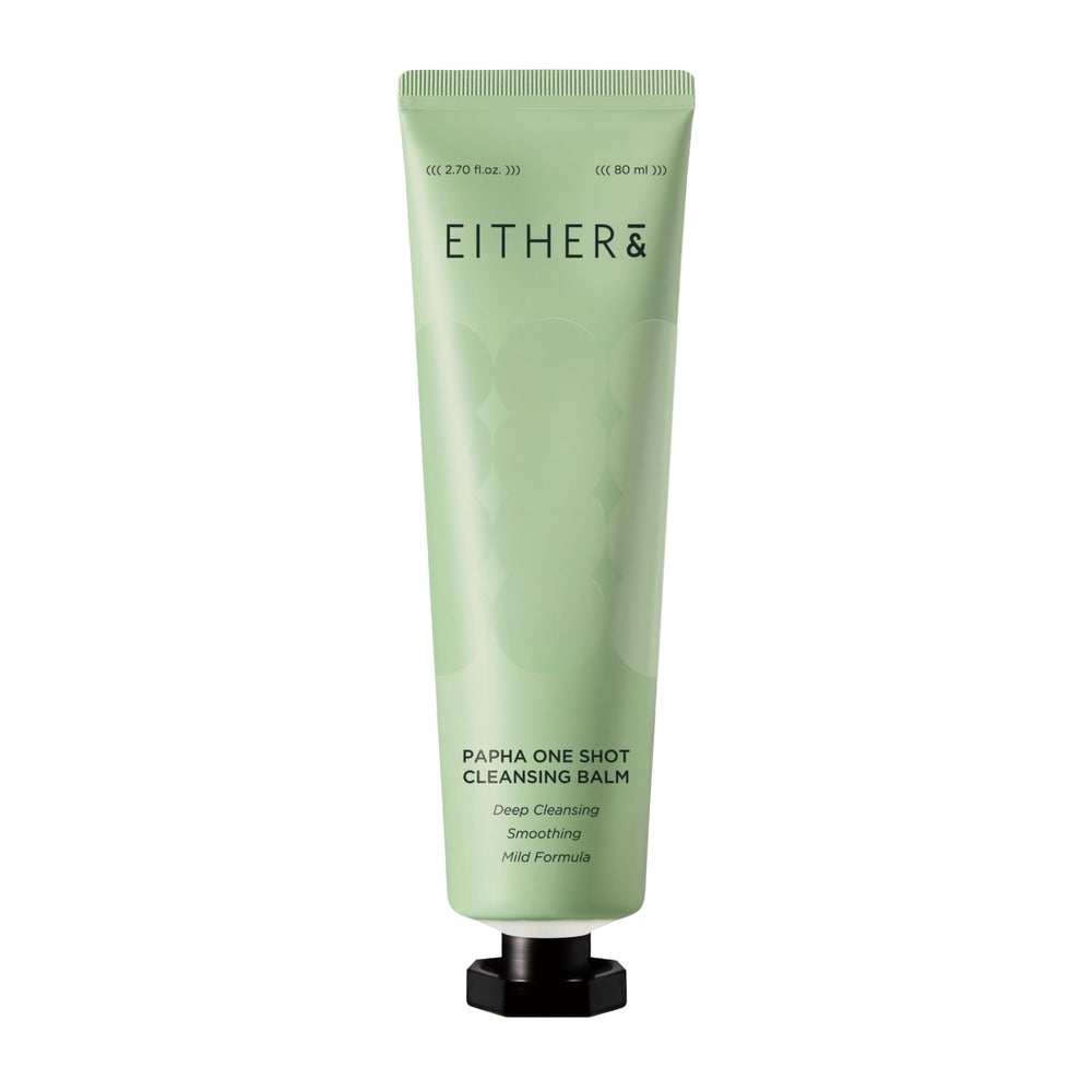 Either& PAPHA One Shot cleansing balm packshot for quick makeup removal
