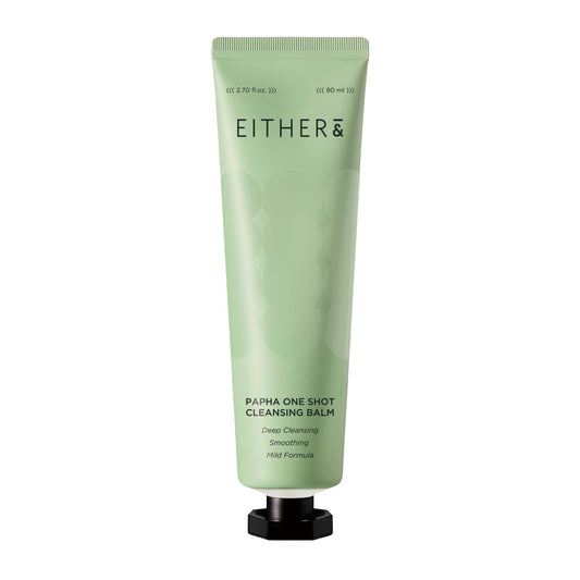 Either& PAPHA One Shot cleansing balm packshot for quick makeup removal