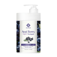 Elabore Acai Berry Super Hair Shampoo bottle for gentle cleanse and fragrance