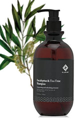 Elabore Eucalyptus & Tea Tree Treatment tube offering cooling, revitalizing hair care.