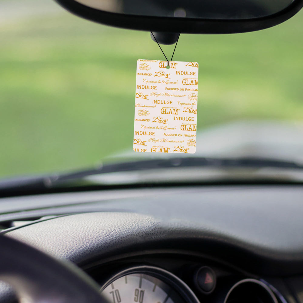 Elanze Designs Autoglam auto air freshener in gift-ready packaging