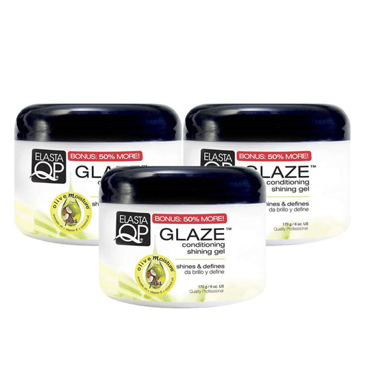 Elasta QP Glaze bottle front showing glossy finish and hold.