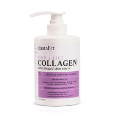 Elastalift collagen lotion forearm swatch reveals non-greasy, lasting moisture.