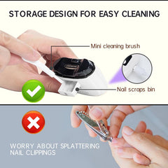 Electric Nail Clipper USB C rechargeable with long battery life