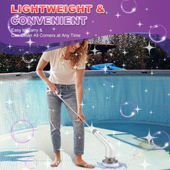 Electric Spin Scrubber AC adapter for convenient charging