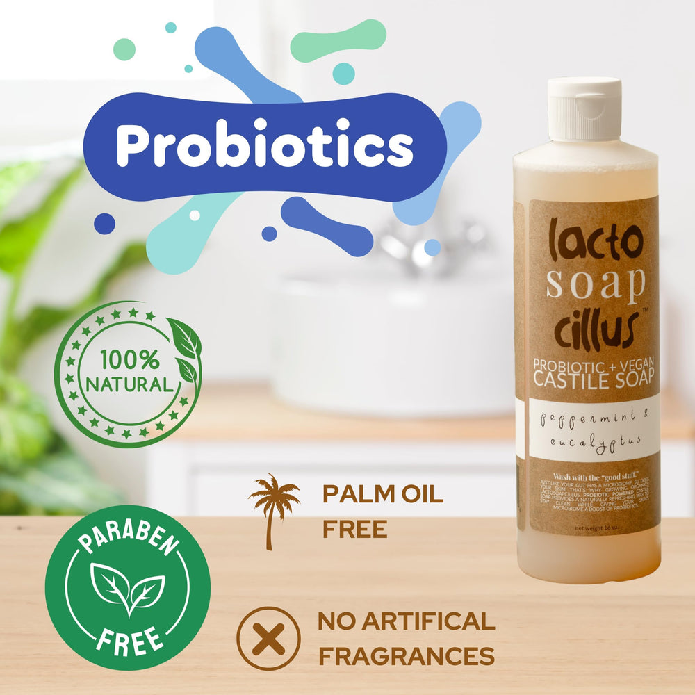 Elemental Wellness Probiotic complex supports balanced skin microbiome and clean touch