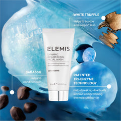 Elemis Dynamic Resurfacing Neck and Décolleté massage demonstrates broad cleansing reach.