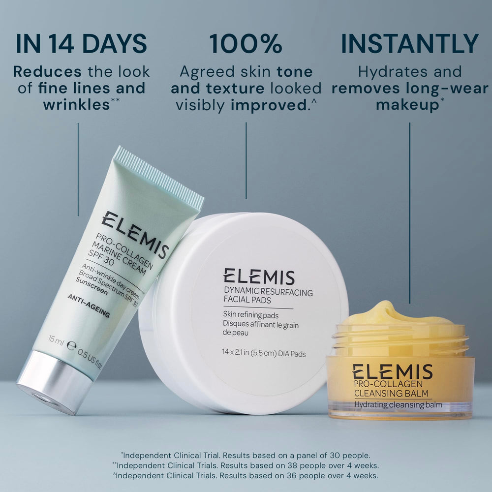 ELEMIS Dynamic Resurfacing Pads mini pack for light exfoliation while traveling