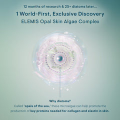 Elemis Pro-Collagen Future Restore Serum swirl texture on skin.