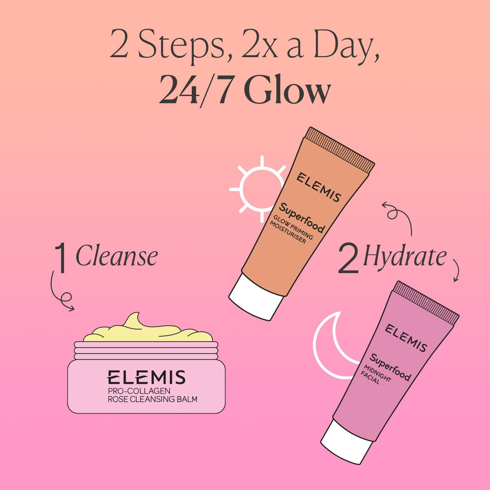 Travel-size Rose Cleansing Balm compact for trips