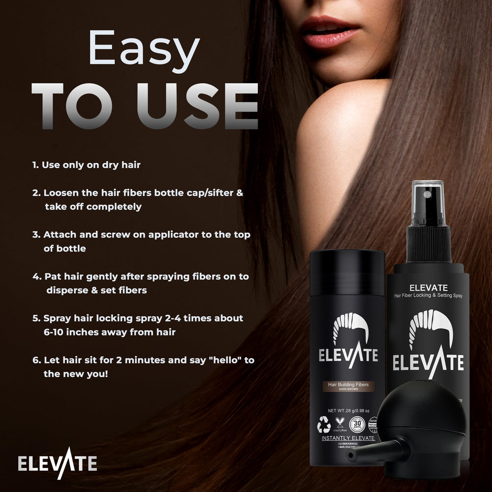 Elevate all day fiber hold maintains look throughout the day