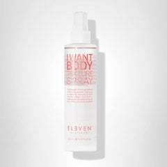 ELEVEN AUSTRALIA I Want Body Texture Spray packaging shows 6.8 oz size for on-the-go styling.