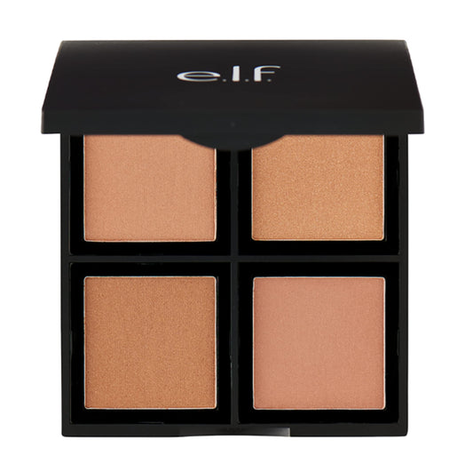 e.l.f. Bronzer Palette Bronzed Beauty front view showing a customizable sun-kissed glow