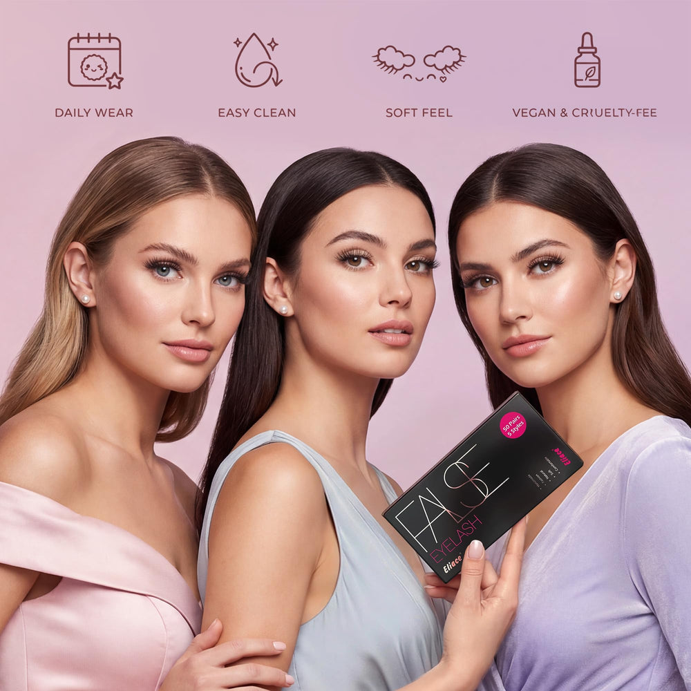 Eliace natural-looking faux mink lashes deliver soft, lightweight wear