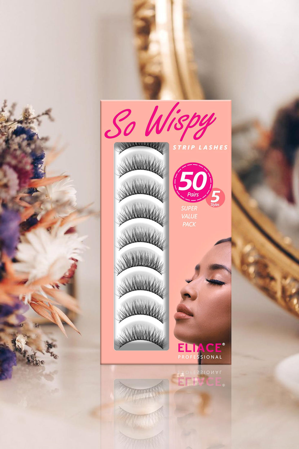Eliace natural-look lashes blend seamlessly for everyday enhancement