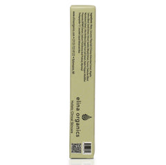 Elina Organics lash brow serum application area shows gentle line usage near eye contours
