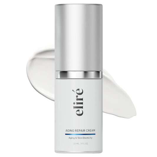 Eliré Korean Anti-Aging Cream jar close-up for firming and hydration.