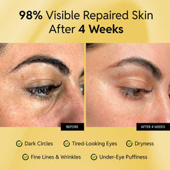 Eliré Korean Repair Eye Cream texture looks silky, delivering quick absorption for makeup-ready skin.