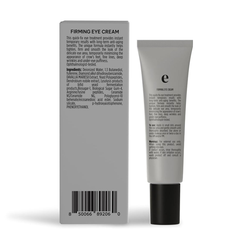 Eliré eye cream featured in a daily skincare routine for a refreshed look.