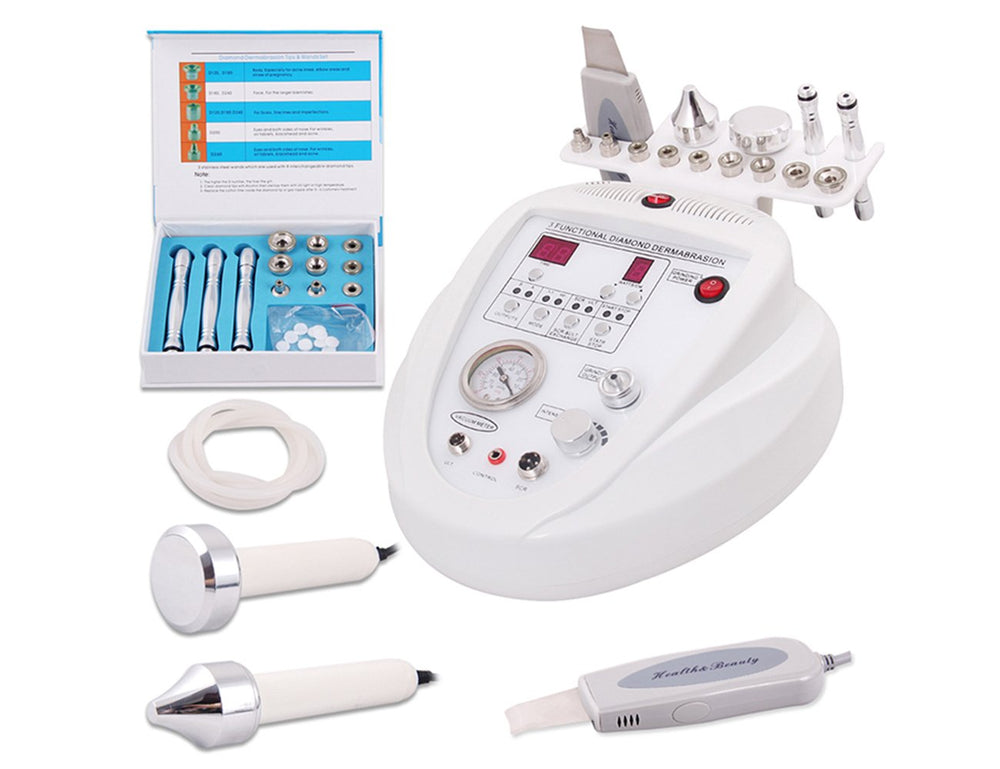 Elitzia 3-in-1 dermabrasion scrubber side view demonstrates comfortable grip.