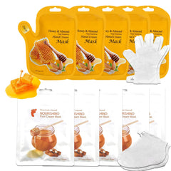 Elitzia Honey Almond Foot Mask cover demonstrates hydration for dry feet