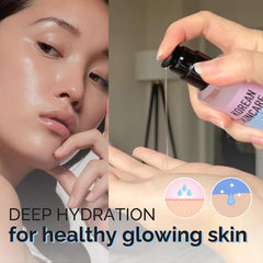 Elizabeth Mott snail mucin serum ingredients including hyaluronic acid for lasting moisture.