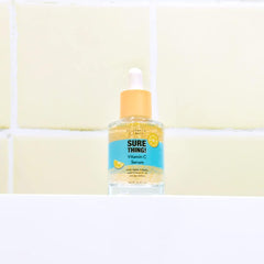 Elizabeth Mott Sure Thing serum cruelty-free seal indicating ethical skincare