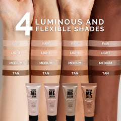 Elizabeth Mott Thank Me Later hands applying primer for a light finish.