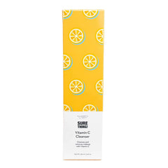 Elizabeth Mott Vitamin C Cleanser rinse scene, reveals clean and hydrated skin.