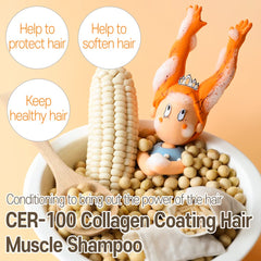 Elizavecca CER-100 bottle in shower scene illustrates daily care routine