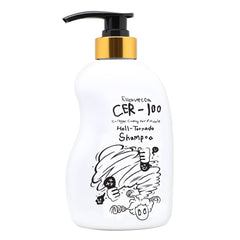 Elizavecca CER-100 shampoo packaging offers daily cleansing for all hair types.