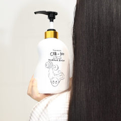 Elizavecca Collagen Coating Hair Treatment bathroom setup ready for haircare ritual.
