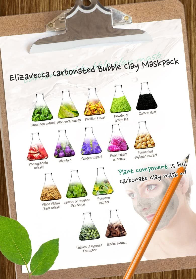 Elizavecca Milky Piggy carbonated bubble mask: jar and foam texture highlight for spa-at-home.