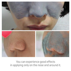 Elizavecca Milky Piggy Hell Pore Clean Up Mask application close-up for oil control