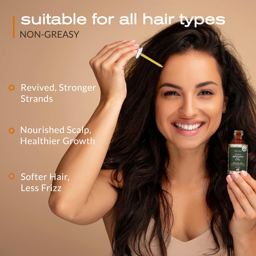 Ella & Eden Argan Oil ingredients close-up for purity and scent