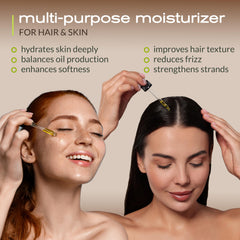 Ella Eden Jojoba Oil with dropper ready for precise skincare application.