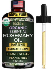 Ella & Eden Rosemary Oil bottle ready for hair, skin, or diffuser use