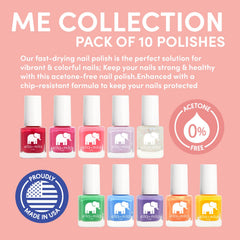 ella-mila fast-drying nail polish demonstrating quick application.