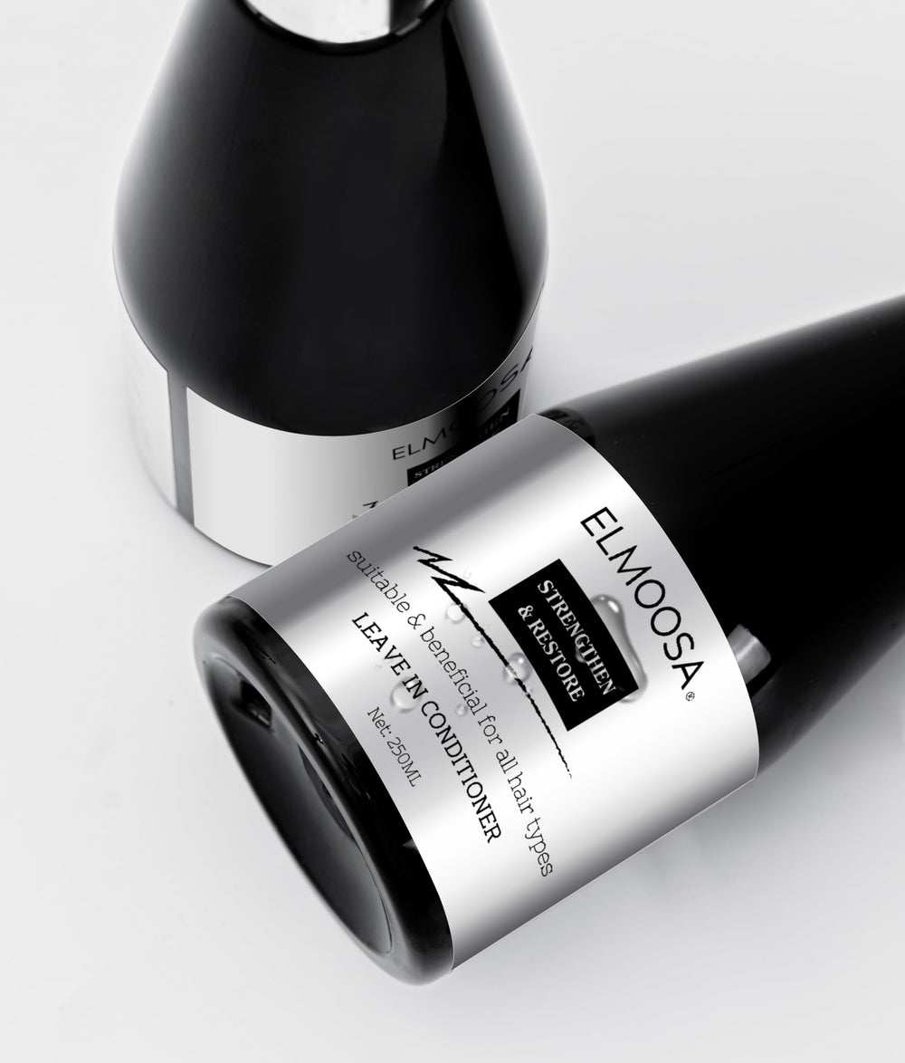 ELMOOSA Caviar Leave-In straight-hair-use smooths edges and guards against frizz