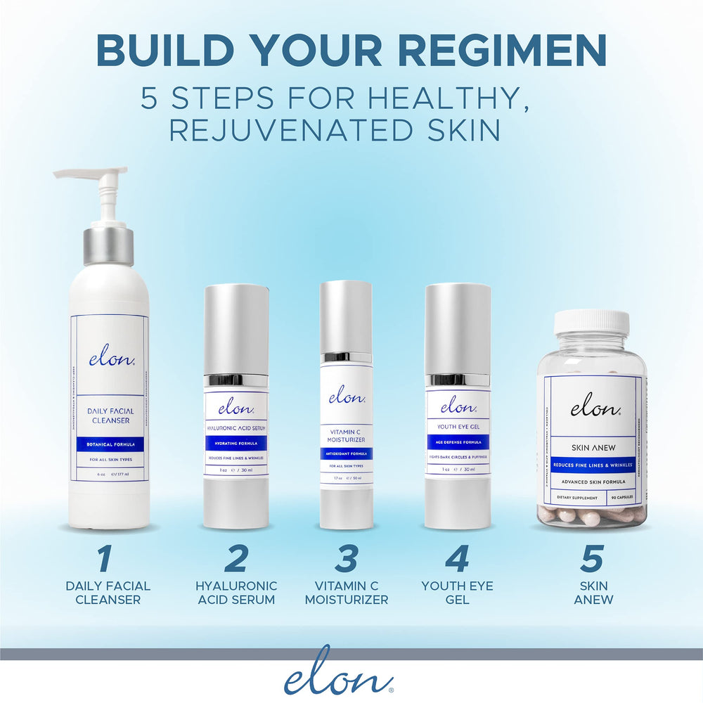 Neck area application of Elon Antioxidant C Moisturizer for refined look