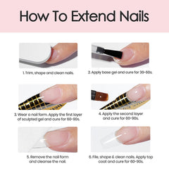 ELOVA finished manicure in a salon setting showing natural nude pink result