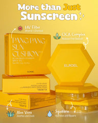 ELROEL Pang Pang Sun Cushion travel-friendly packaging prevents spills.