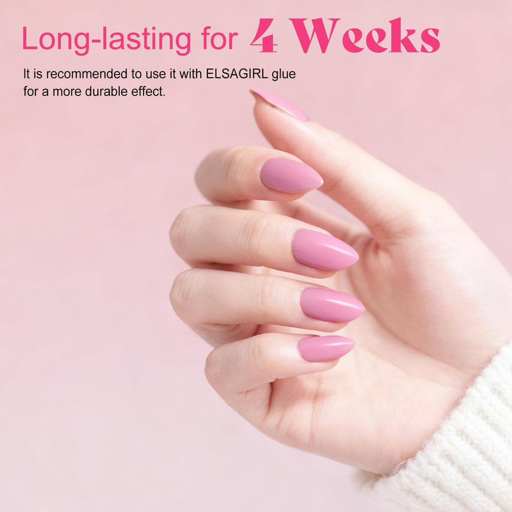 ELSAGIRL reusable press-on nails deliver salon-like shine at home.