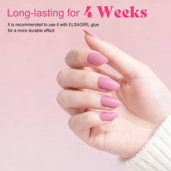 ELSAGIRL reusable press-on nails deliver salon-like shine at home.