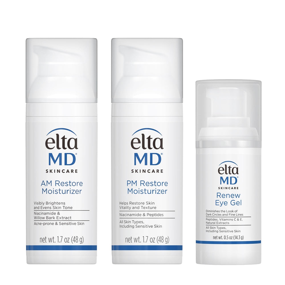 EltaMD AM Restore bottle for daytime hydration and balanced skin