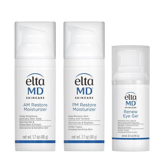 EltaMD AM Restore bottle for daytime hydration and balanced skin