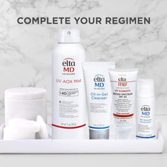 Easy spray application for even coverage on skin