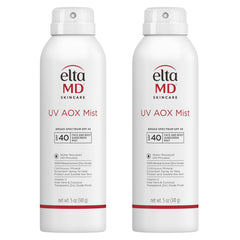 EltaMD UV AOX Mist on the face delivering lightweight protection and hydration